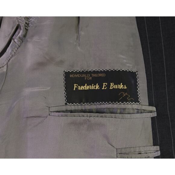 Oxxford Custom Gray Pinstripe 2-Btn Blazer Jacket Current Model 48R - Picture 10 of 10